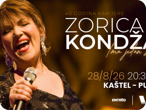 U petak nas na pulskom Kaštelu očekuje veliki jubilarni koncert Zorice Kondže povodom 40 godina karijere-162923