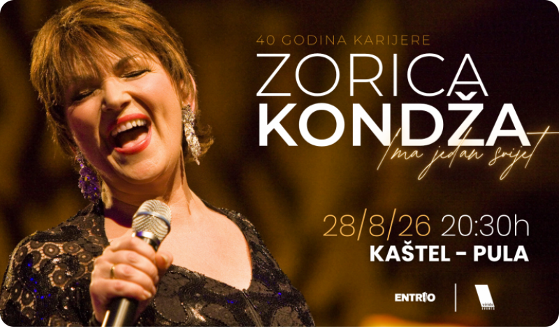 U petak nas na pulskom Kaštelu očekuje veliki jubilarni koncert Zorice Kondže povodom 40 godina karijere-162923