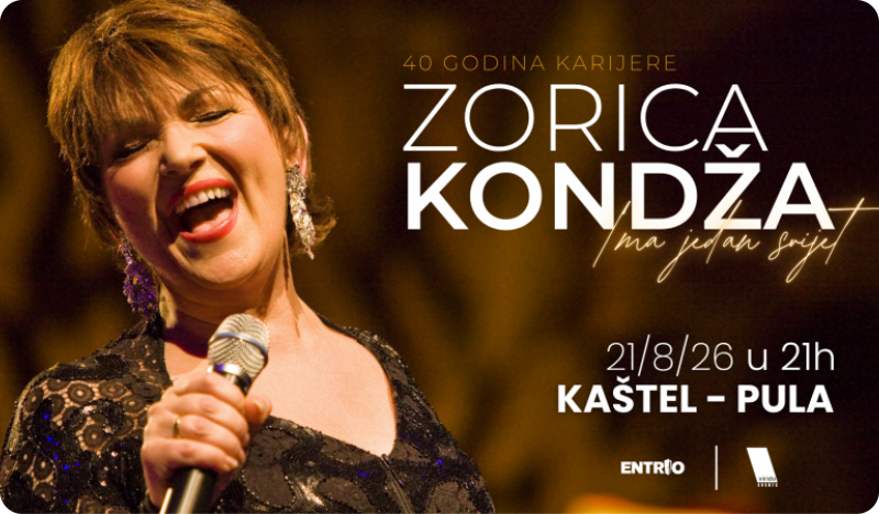 Glazbena diva Zorica Kondža nakon tri godine ponovno nastupa na pulskom Kaštelu-160738