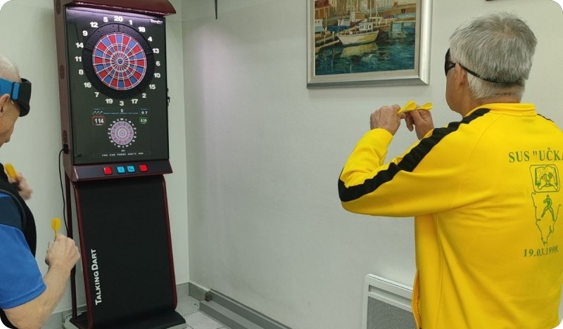 Sportska udruga slijepih „Učka” poražena u osmini finala kupa RH u pikadu-156576