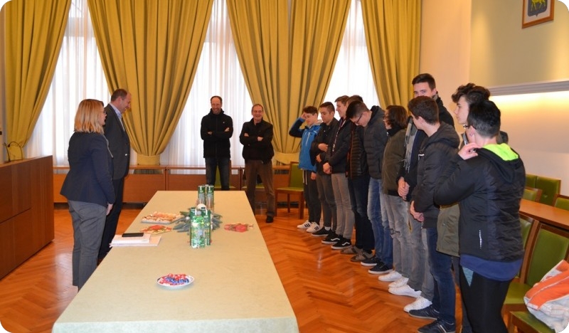 Pazinski gradonačelnik primio mlade košarkaše Pazina-84440