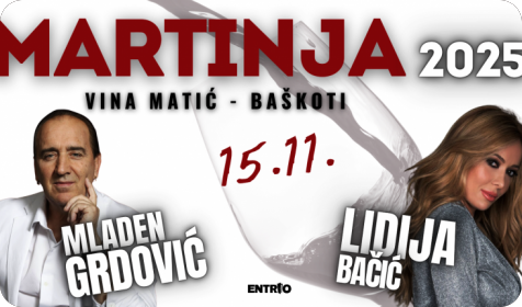 Ove subote Mladen Grdović i Lidija Bačić nastupaju na Martinji kod Vina Matić u Baškotima kod Višnjana-156494