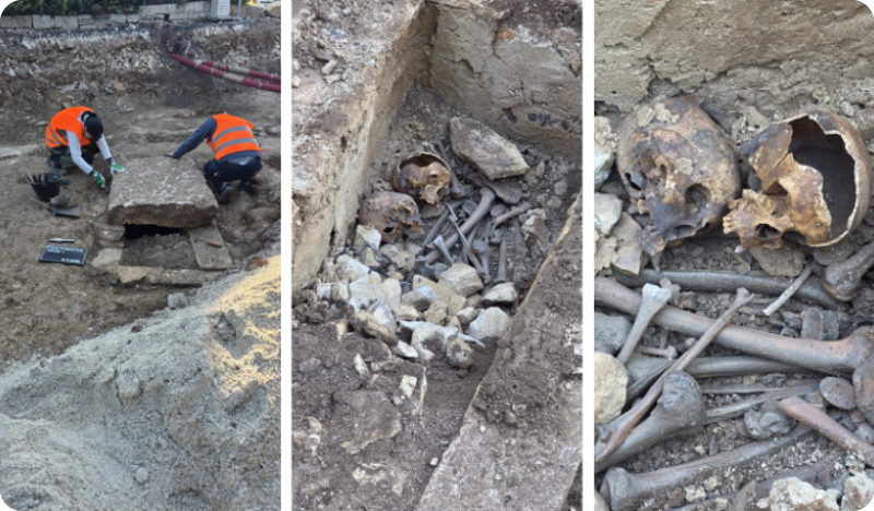 Ispod pulske Arene otkriven dvojni grob iz kasne antike-156364