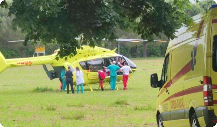 Odron zemlje i kamenja urušio se na radnika, helikopterom prevezen u riječku bolnicu-160742