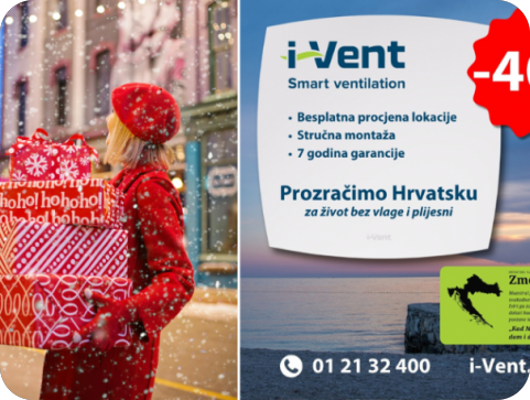 Najljepši dar za vaš dom, svjež i zdrav zrak bez vlage i plijesni! Iskoristite posebnu akciju i ostvarite 40% popusta!-156800