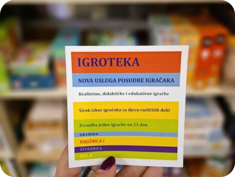 Novost u Gradskoj knjižnici i čitaonici Pula: posudbe igračaka i društvenih igara “Igroteka”-157823