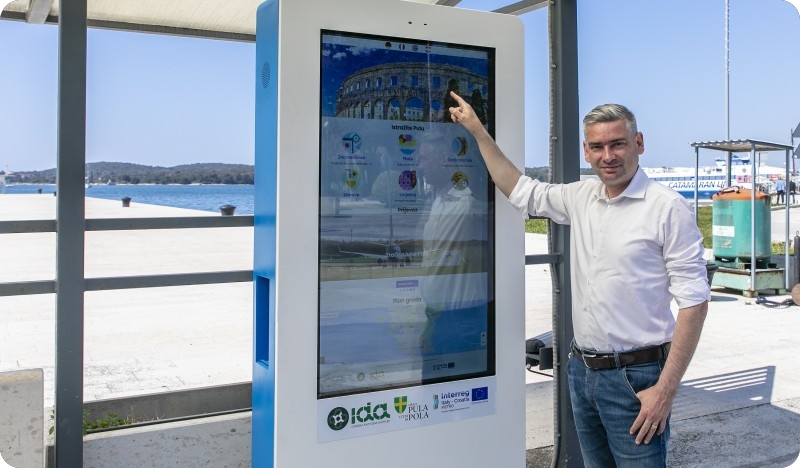 IDA: Novi interaktivni ekrani u Puli, Poreču i Rapcu-116164