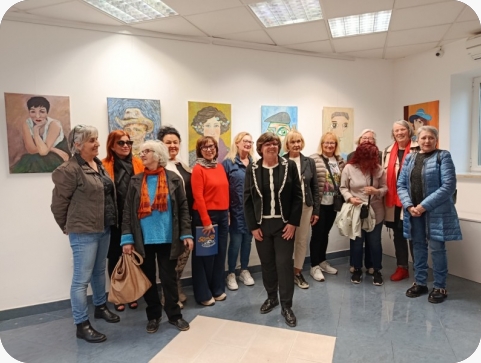 U Atelieru Agata izložba pazinskih umjetnika inspirirana velikanima slikarstva-160090