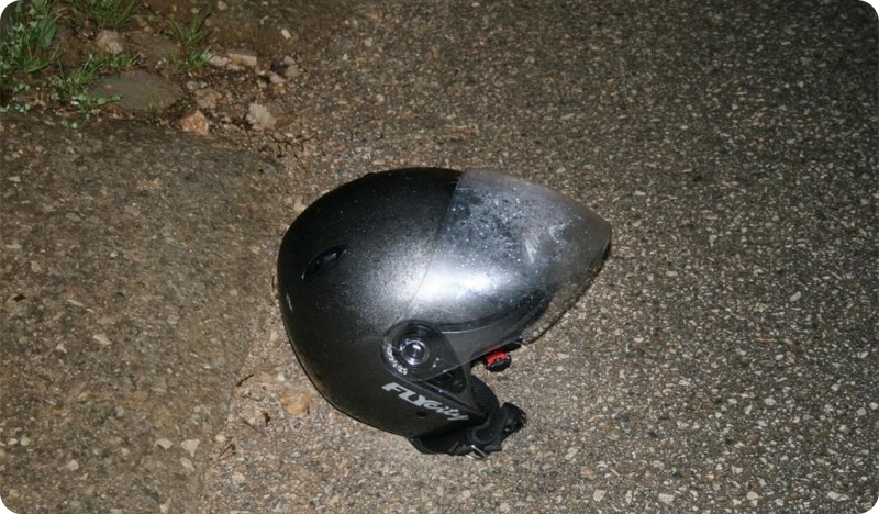 Na cesti prema Grožnjanu pronađena motociklistička kaciga i dijelovi motocikla, a gdje je vozač?-163239