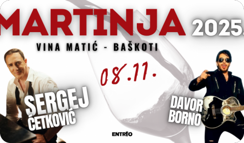 Ove godine na Martinji kod Vina Matić u Baškotima, bogat glazbeni program koji započinje sa Sergejem Ćetkovićem-154015