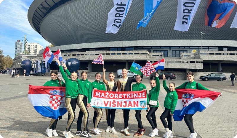 Mažoretkinje Višnjan završile sezonu na Svjetskom prvenstvu u Poljskoj-163890