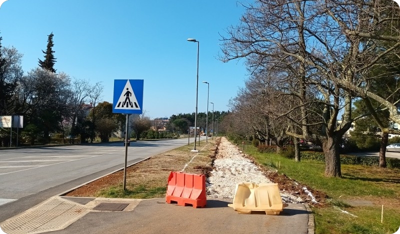 POREČ: nastavljaju se radovi na pješačko-biciklističkoj komunikaciji kod Picala-125539