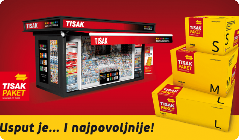 Tisak gasi uslugu Tisak paket: od travnja više neće biti slanja paketa s kioska-158972