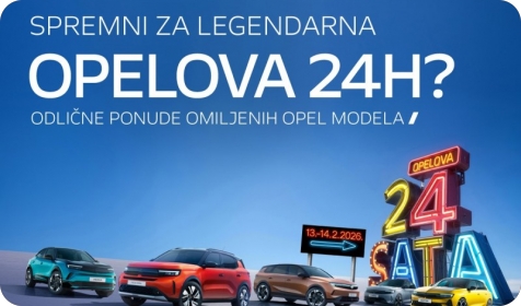 Bliže se legendarna Opelova 24 sata: Iskoristite ekskluzivne popuste na najtraženije osobne i gospodarske modele-158223