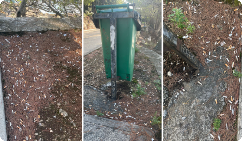 Lungomare u Puli pun opušaka!-155125