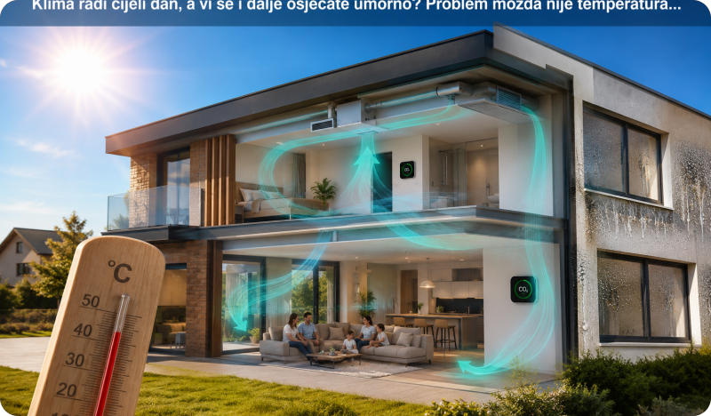 Imate modernu kuću, savršenu izolaciju i snažnu klimu, ali pojavljuju se vlaga i plijesan, a vi se osjećate umorno?-162450