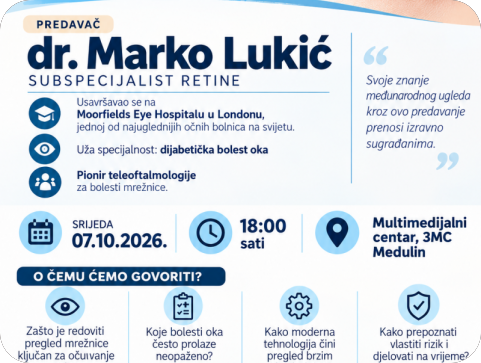 Predavanje u Medulinu: Kako sačuvati vid na vrijeme-163934
