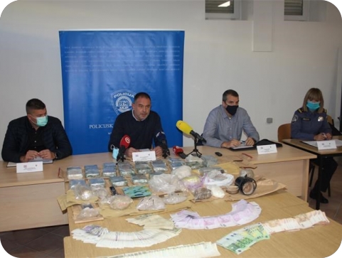 Policija predstavila rezultate akcije višemjesečnog rada na krijumčarenju droge-121667