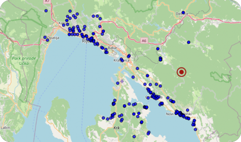Umjeren potres noćas zatresao Kvarner-162656