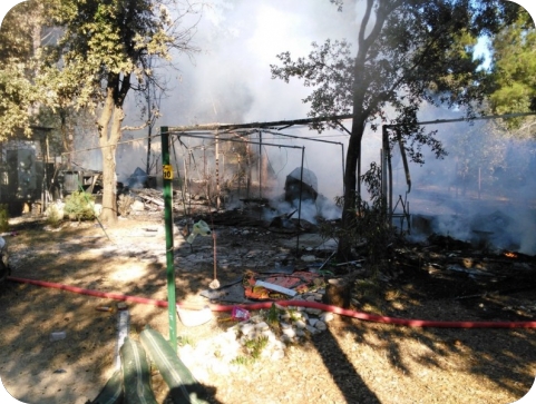Požar kamp prikolice u Poreču-121765