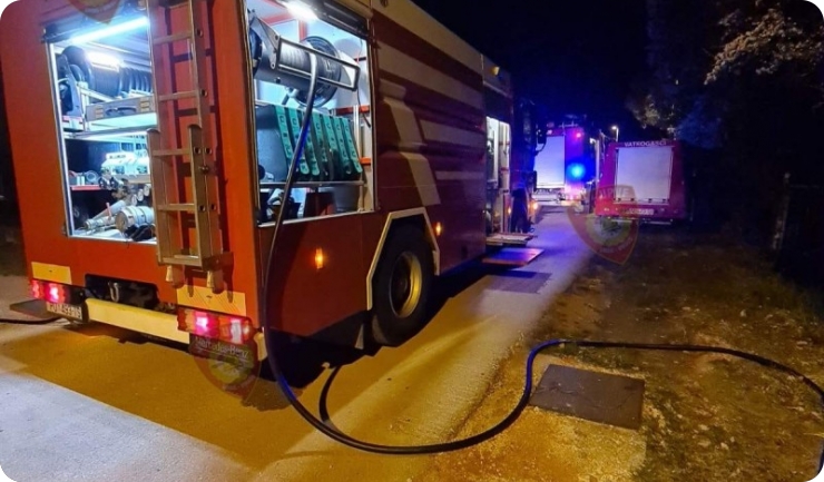 Požar gospodarskog objekta kod Tinjana-126893