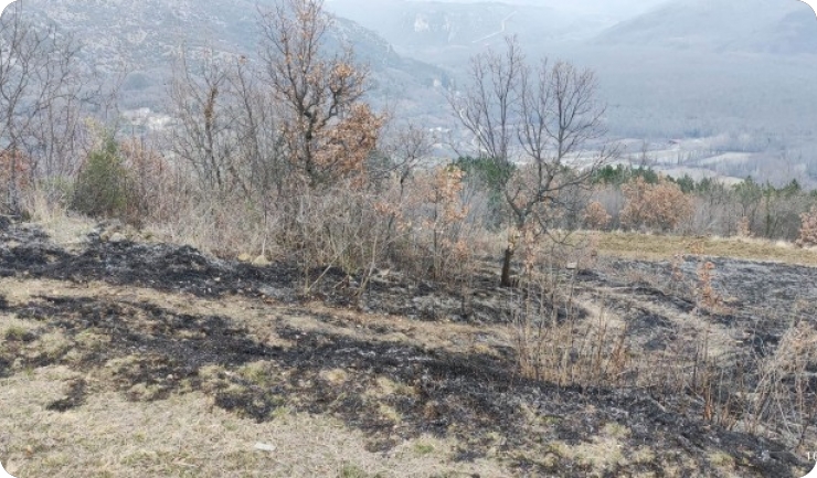 Upozorenje policije prilikom loženja vatre na otvorenom prostoru-125479