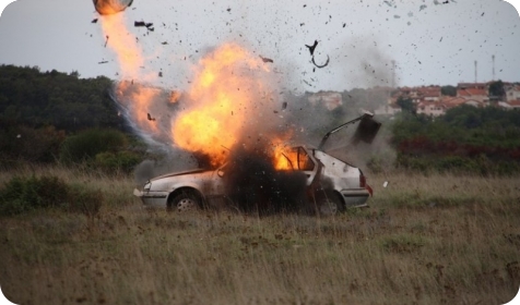 Nakon sudara, vozilo se zapalilo i izgorjelo-158049