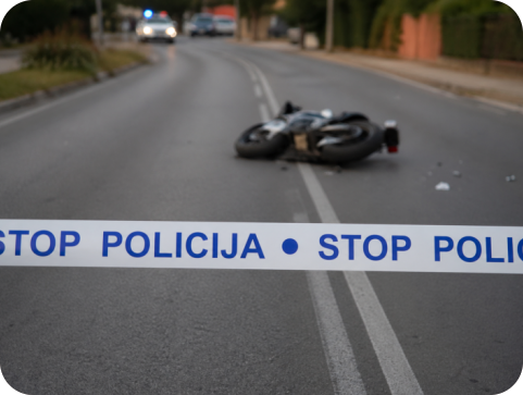 Sjeo na motocikl pod utjecajem alkohola pa završio u bolnici-163149