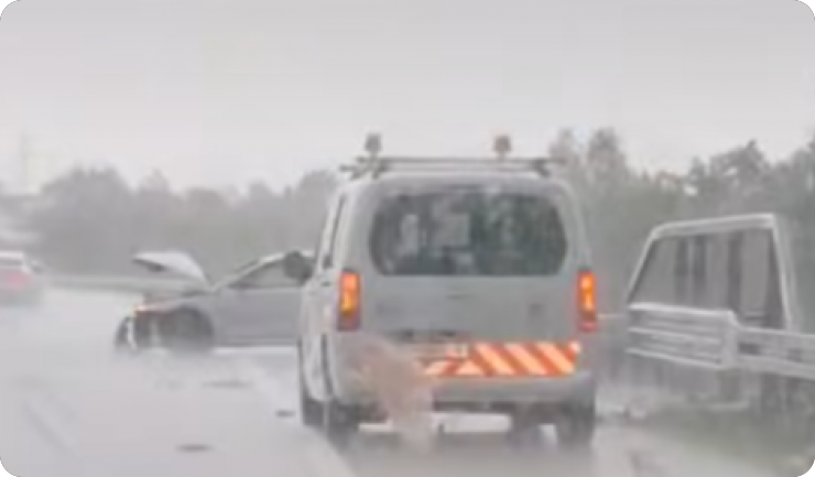 Prometna nesreća na Ipsilonu, vozači oprez! (VIDEO)-154852