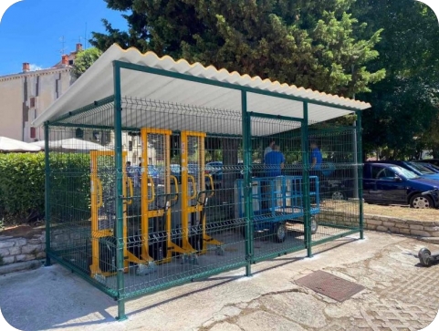 Pula Parking dostavio viljuškare i kolica za dostavu robe u centru grada-128576