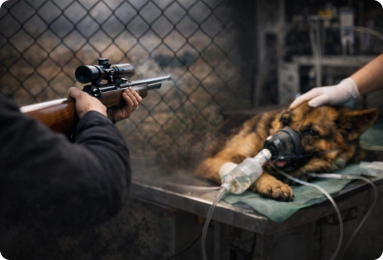 Puškom pucao na psa, kojem je pružena pomoć u veterinarskoj stanici-158069