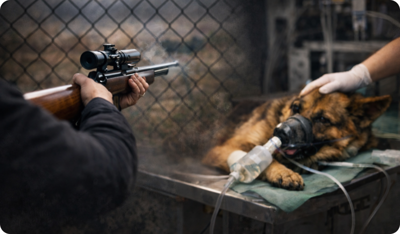 Puškom pucao na psa, kojem je pružena pomoć u veterinarskoj stanici-158069