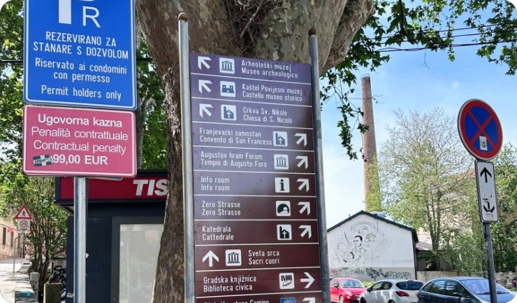 Obnovljena turistička signalizacija u starogradskoj jezgri Pule-160453