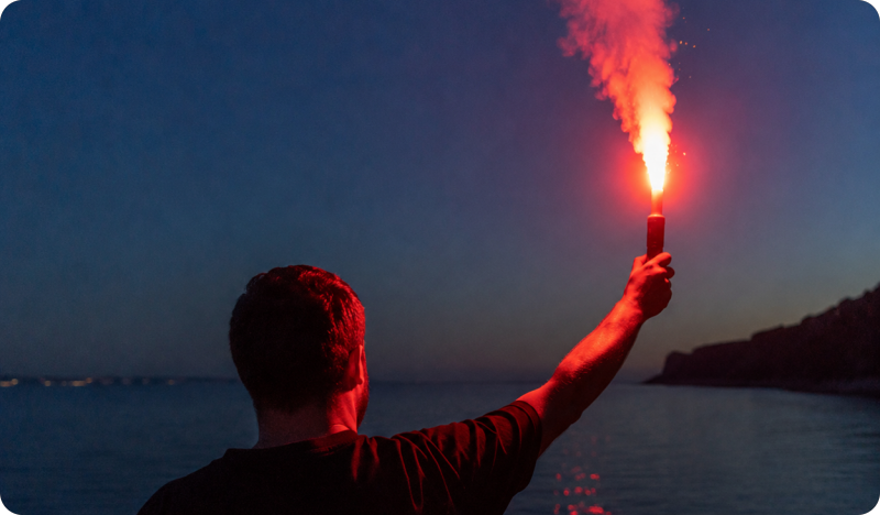 Pogodila ga signalna raketa za vrijeme utakmice Rovinj-Zamet-160677