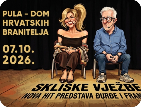 Đurđa i Franko  i njihove “Skliske vježbe” dolaze u Pulu-163535