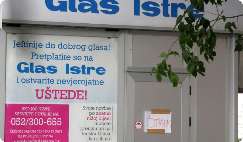 Glas Istre najavio otkaze za 14 djelatnika-72745