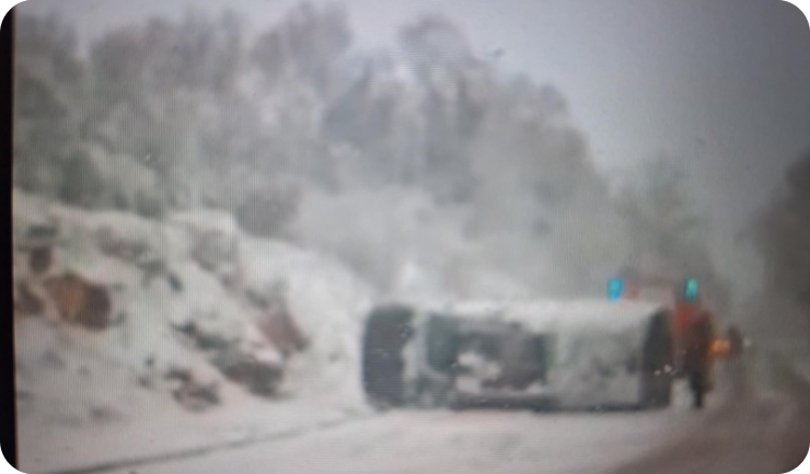 Nesreća kod Bašići, vozilo se prevrnulo-157670