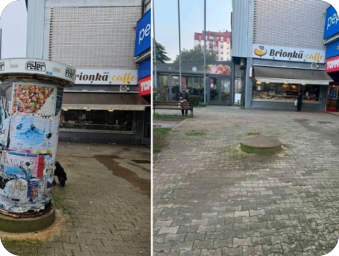 Uklonjen stup koji je predstavljao opasnost za sigurnost građana-158110